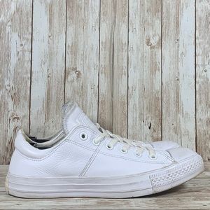 Converse All Star White Leather Madison OX Triple White Women's Size 9